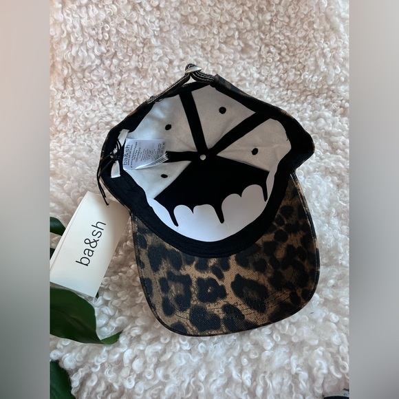 🧢🤎🐆Authentic Ba&sh Embroidered Baseball Cap HINO - OS - BNWT 🐆 - Picture 10 of 13